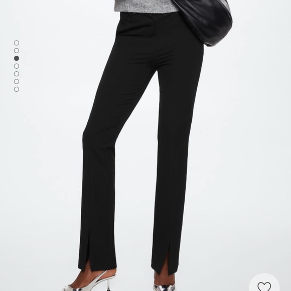 Mango Split Hem Pants - Picture 1 of 5